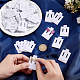 PVC Earring Organizer Display Stands for Jewelry Display Rack(EDIS-WH0011-06F)-3