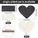 CRASPIRE 4Pcs 2 Style Heart & Rectangle Wooden Hanging Plate(HJEW-CP0001-01)-2