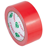 PE & Gauze Adhesive Tapes for Fixing Carpet, Bookbinding Repair Cloth Tape, Red, 4.5cm, about 20m/roll(AJEW-WH0136-54B-01)