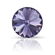 Preciosa&reg MAXIMA Crystal Round Stones, Czech Crystal, Bicone(436 11 177 Rivoli), Dura Foiling, 20410 Tanzanite, SS47(10.55~10.9mm)(X-PRC-RASS47-20410)