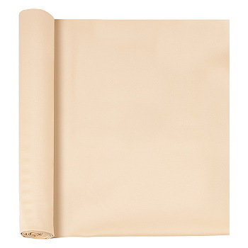 Lichee Pattern PU Leather Fabric Sheet, for DIY Craft, Furniture, Decoration, Navajo White, 140x0.05cm, 1m/sheet