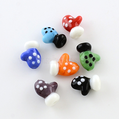 18mm Mixed Color Clothes Lampwork Beads