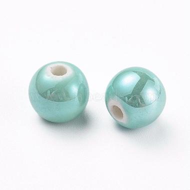 Handmade Porcelain Beads(PORC-D001-10mm-03)-2