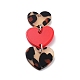 Valentine's Day Opaque Acrylic Pendants(OACR-P025-C03)-1