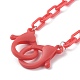 Personalized Opaque Acrylic Cable Chain Necklaces(NJEW-JN03432-07)-2