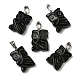 Natural Obsidian Pendants(G-B127-09P-04)-2