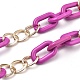 Personalized Aluminium & Acrylic Chain Necklaces(NJEW-JN02911-04)-2
