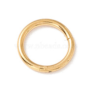 304 Stainless Steel Twister Clasps, Ring, Golden, 8x1mm, Inner Diameter: 6mm(STAS-C054-01G)