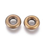 CCB Plastic Linking Rings, Ring, Antique Bronze, 10.5x3mm, Inner Diameter: 4mm(CCB-E065-02AB)