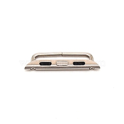 316 Stainless Steel Strap Connector For iwatch, Stainless Steel Color, 8x32x3mm(STAS-WH0029-04P)