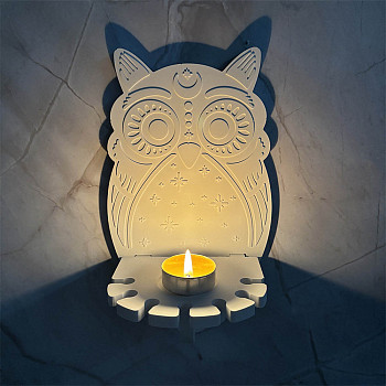 DIY Silicone Candle Molds, For Candle Making, Owl, 98~228x126~165x7~9mm, 2pcs/set