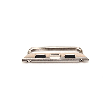 316 Stainless Steel Strap Connector For iwatch, Stainless Steel Color, 8x32x3mm