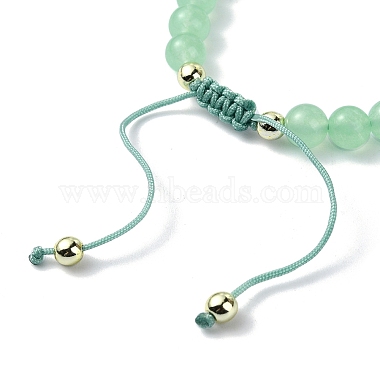 Natural & Dyed Malaysia Jade Braided Bead Bracelets(BJEW-JB09987)-4