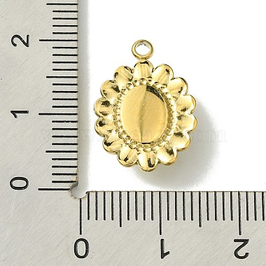 Ion Plating(IP) Real 14K Gold Plated 304 Stainless Steel with Glass Pendant(FIND-Z028-30F)-3