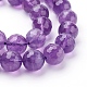 Natural Amethyst Beads Strands(G-C073-10mm-3)-3