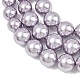 Electroplated Shell Pearl Graduated Beads Strands(BSHE-C011-04-03)-2
