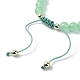 Natural & Dyed Malaysia Jade Braided Bead Bracelets(BJEW-JB09987)-4