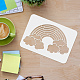 Large Plastic Reusable Drawing Painting Stencils Templates(DIY-WH0202-058)-3