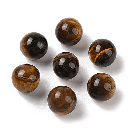 Natural Tiger Eye No Hole Sphere Beads, Round, 14mm(G-K353-04C-04)