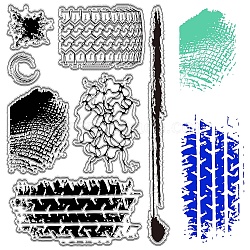 Custom PVC Plastic Clear Stamps, for DIY Scrapbooking, Photo Album Decorative, Cards Making, Stamp Sheets, Film Frame, Mixed Shapes, 160x110x3mm(DIY-WH0439-0162)
