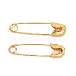 Iron Safety Pins, Golden, 20x5x1.5mm, 1000pcs/bag(NEED-D001-2)