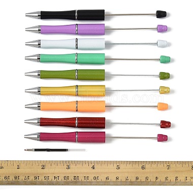 9Pcs ABS Plastic Ball-Point Pen(AJEW-FS0001-43C)-4