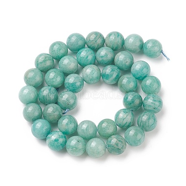Natural Amazonite Beads Strands(G-F461-12-10mm-01)-4
