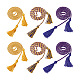 6pcs 3 style polyester pompon grandes décorations pendantes(FIND-TA0001-49)-1