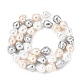 Electroplated Glass Shell Pearl Beads Strands(BSHE-B009-D03-01)-2