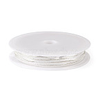 5 Yards Plating Brass Serpentine Chain, Unwelded, with Spools, Silver, 2x0.3mm(CHC-YS0001-01S)
