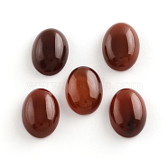 Natural Red Agate Gemstone Cabochons, Oval, 18x13x6~7mm(G-R270-19)