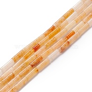 Natural Yellow Aventurine Beads Strands, Column, 9~10.5x3mm, Hole: 0.9~1mm, about 40~43pcs/strand, 15.35 inch~15.55 inch(39~39.5cm)(G-A201-B14)