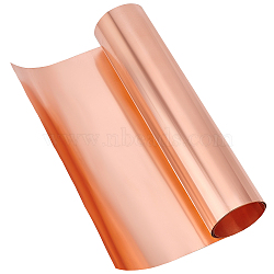 Copper Sheet Rolls, Light Salmon, 30x0.01cm(AJEW-WH0518-32B)