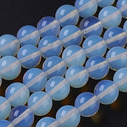 Opalite Beads Strands, Round, 9.5~10mm, Hole: 1.2mm, about 40pcs/strand, 15.5 inch(G-D855-15-10mm)