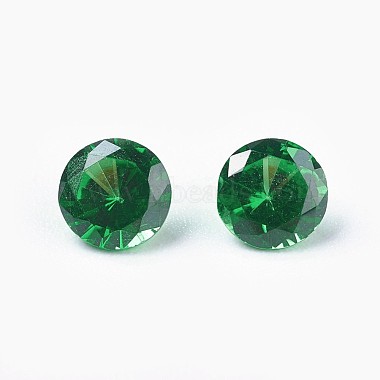 5mm Green Diamond Cubic Zirconia Cabochons