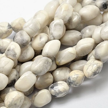 13mm Nuggets Howlite Beads
