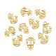 Anchor Brass Pendants(ZIRC-F022-64G)-1