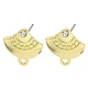 Rack Plating Alloy Stud Earring Finding(FIND-C053-05G-01)-1