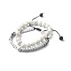 Natural Howlite Stretch Bracelets Set for Girl Women(BJEW-JB06805-03)-1