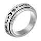 Titanium Steel Rotating Fidget Band Ring(MATO-PW0001-059C-03)-1
