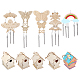 20 Sets 10 Style DIY Unfinished Wood Wind Chime & Bird House Making Kits(DIY-BC0012-21)-1