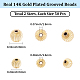 100Pcs 2 Styles Brass Grooved Beads(KK-BBC0028-38)-2