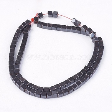 Non-Magnetic Synthetic Hematite Beads Strands(X-G-Q527-4x4mm-1)-2