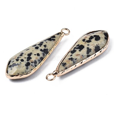 Natural Dalmatian Jasper Pendants(G-S359-319C)-3