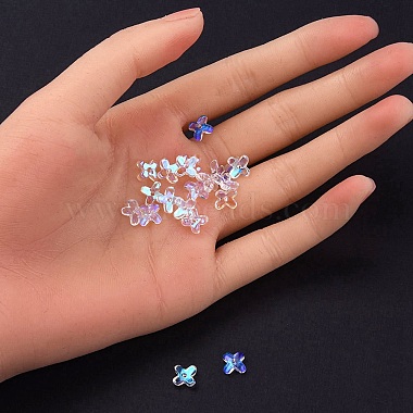 Transparent Spray Painted Glass Beads(GLAA-YW0003-10)-6