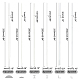 6 Sets 6 Style ABS Plastic Bar Rods(DIY-OC0008-25)-2