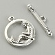 Tibetan Style Alloy Toggle Clasps(FIND-CJC0017-21B-AS)-1