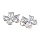 Rack Plating Brass Pave Clear Cubic Zirconia Butterfly Charms(KK-Z026-03P)-2