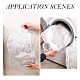 2Pcs Polyester Mesh Zipper Laundry Bags with Handles(ABAG-TA0002-18B)-9