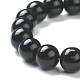 Round Glass Beads Stretch Bracelets for Teen Girl Women(BJEW-A117-E-21)-3